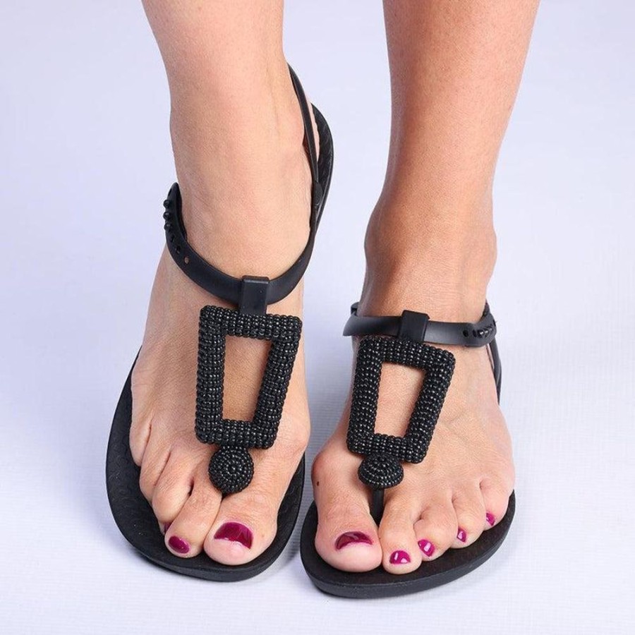 Sandals Ipanema | Ipanema Lisa Ladies Link Sandals Black