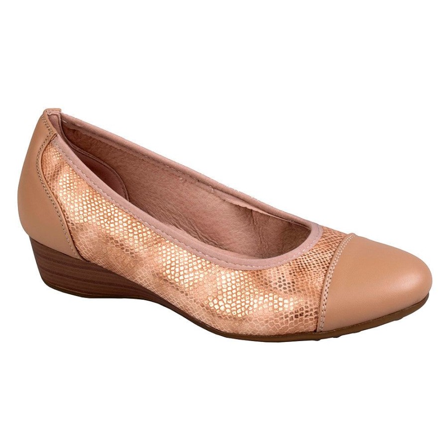 Brogues Hush Puppy | Hush Puppy Rishelle Wedge -Rose Gold Product Share --