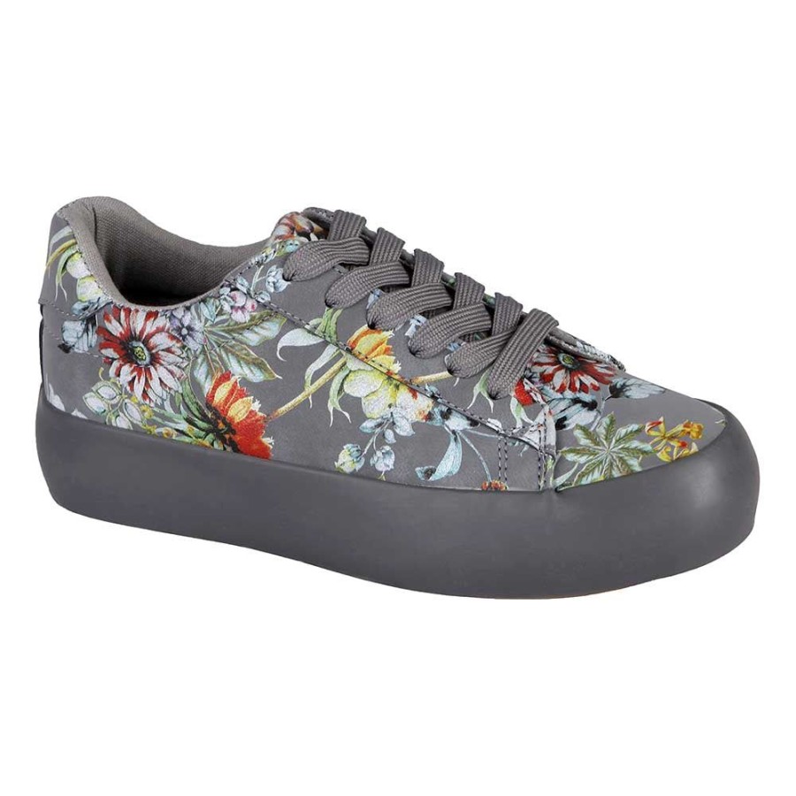 Sneakers Soft Style by Hush Puppy | Soft Style By Hush Puppies Fordan Floral Sneaker Grey