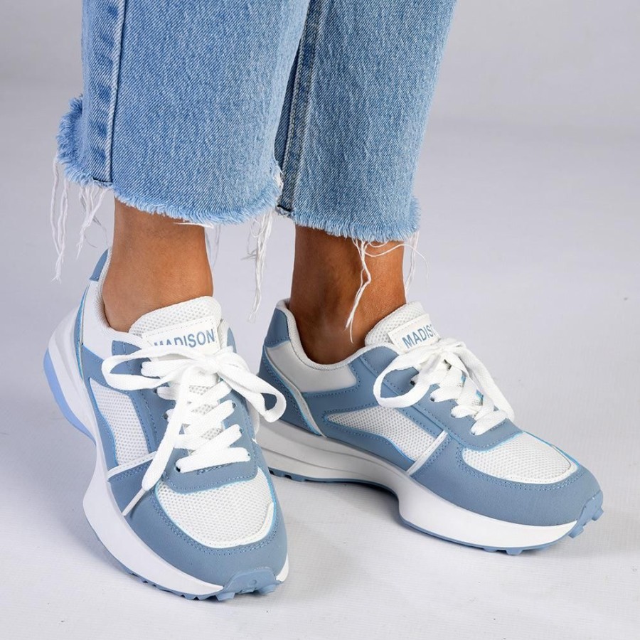 Sneakers Madison Heart of New York | Madison Simone Lace Upsneaker Blue Multi