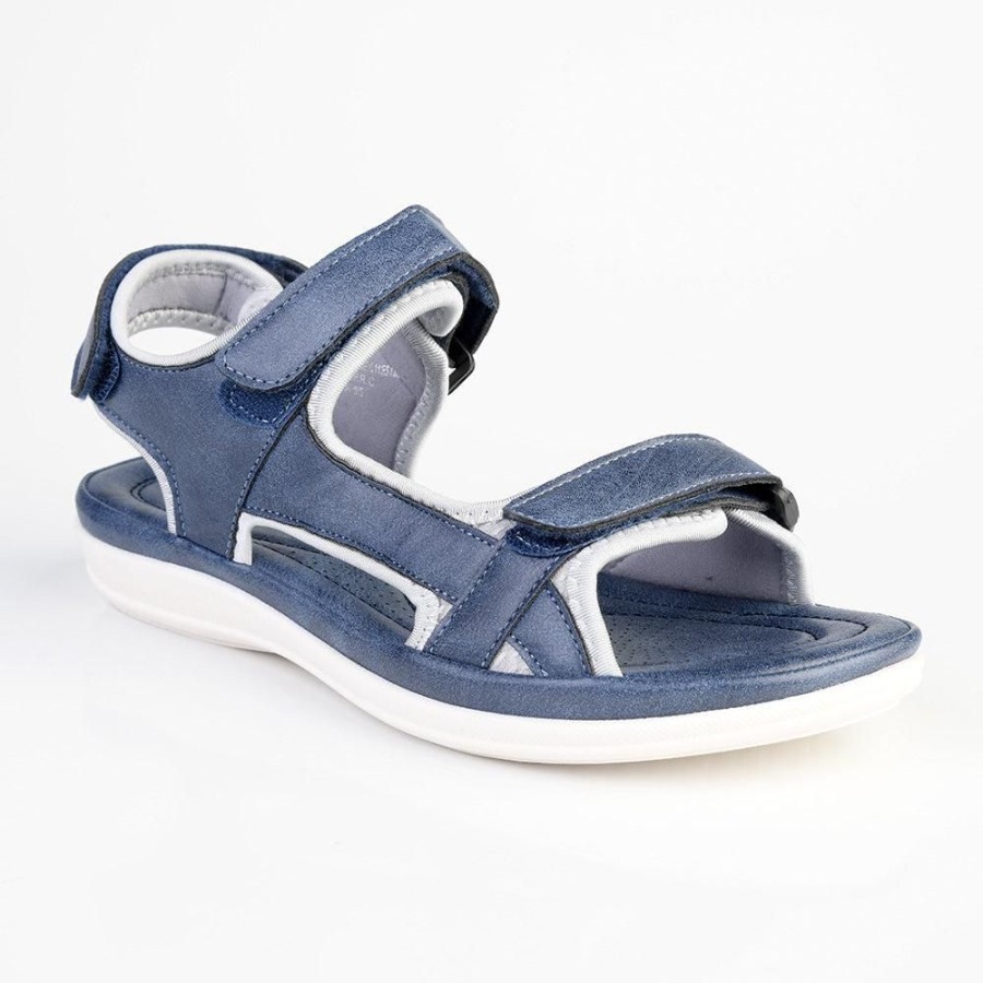 Sandals Alessio | Alessio Dorsey Strap Adventure Sandals Blue