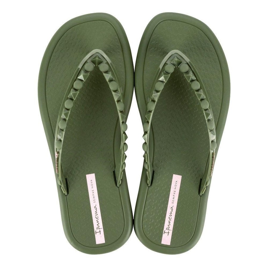 Slippers & Flats Ipanema | Ipanema Nova Thong Sandals Green