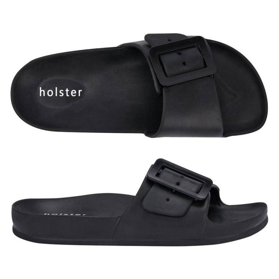 Sandals Holster | Holster Solace Big Buckle Sandal Black