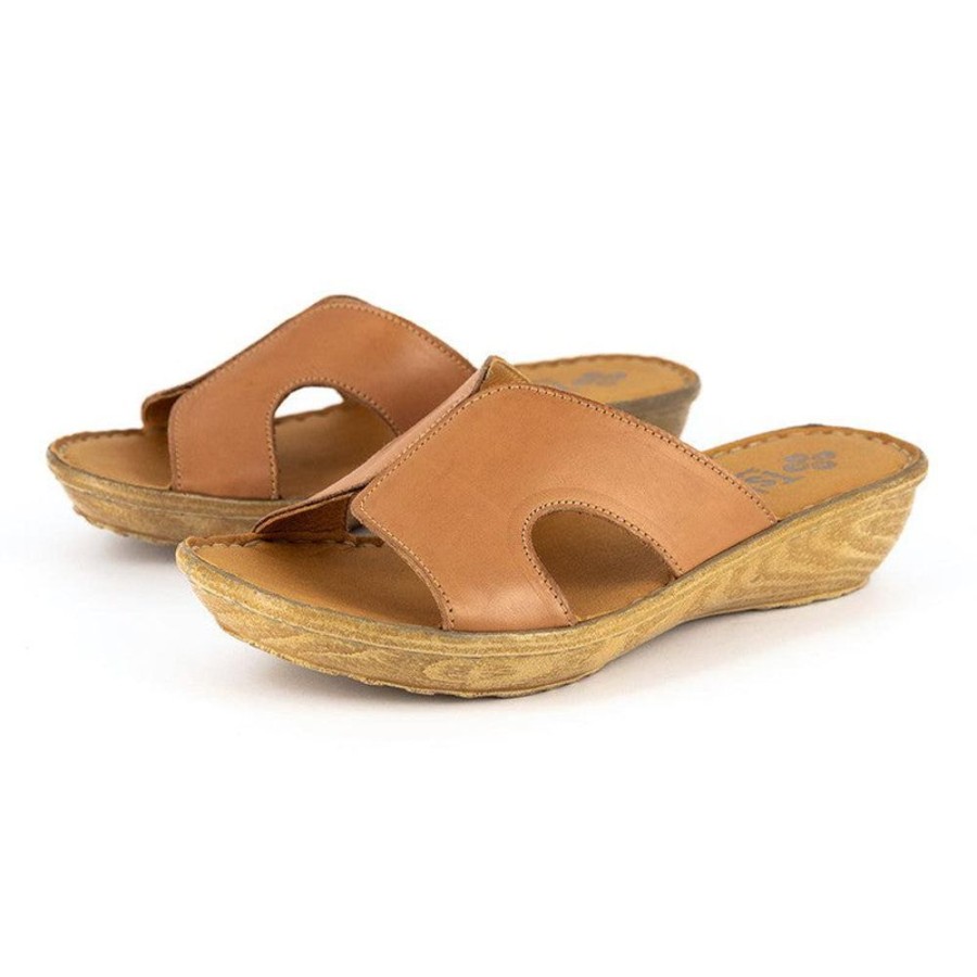 Wedges Tsonga | Tsonga Isibani Slip-On Wedge Hazel Relaxa