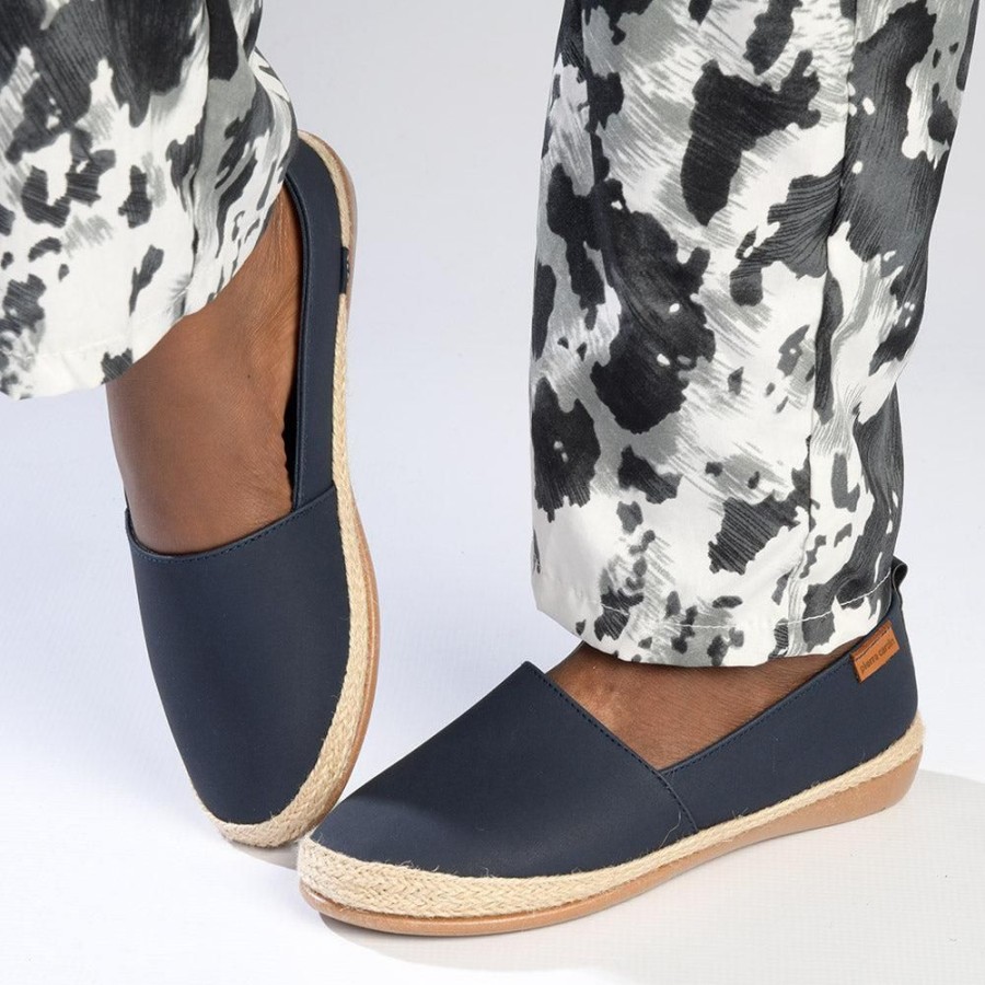 Slippers & Flats Pierre Cardin | Pierre Cardin St Tropez Espadrille Slip On Navy