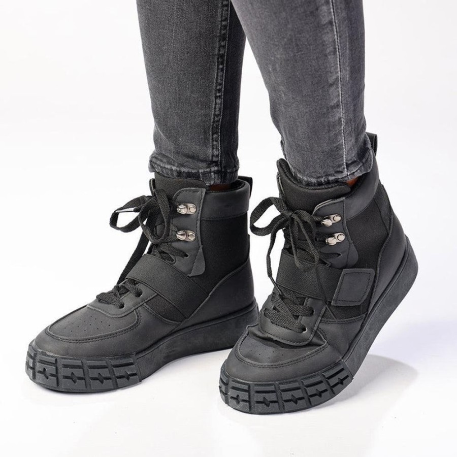 Boots TOM TOM | Tom Tom Sierra Ladies Hi Top Boot Black