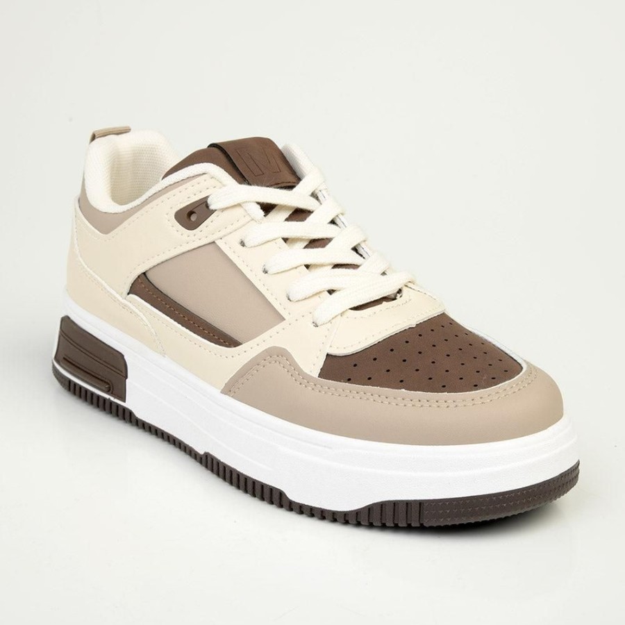 Sneakers Madison Heart of New York | Madison Tilly Fashion Sneaker Beige Multi