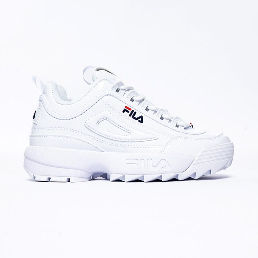 Sneakers FILA | Fila Distruptor Ii Ladies Sneaker White Fila/Navy Fila/Red Fila