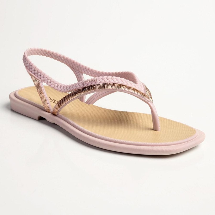 Slippers & Flats Grendha | Grendha Fern Thong Slingback Sandals Lilac