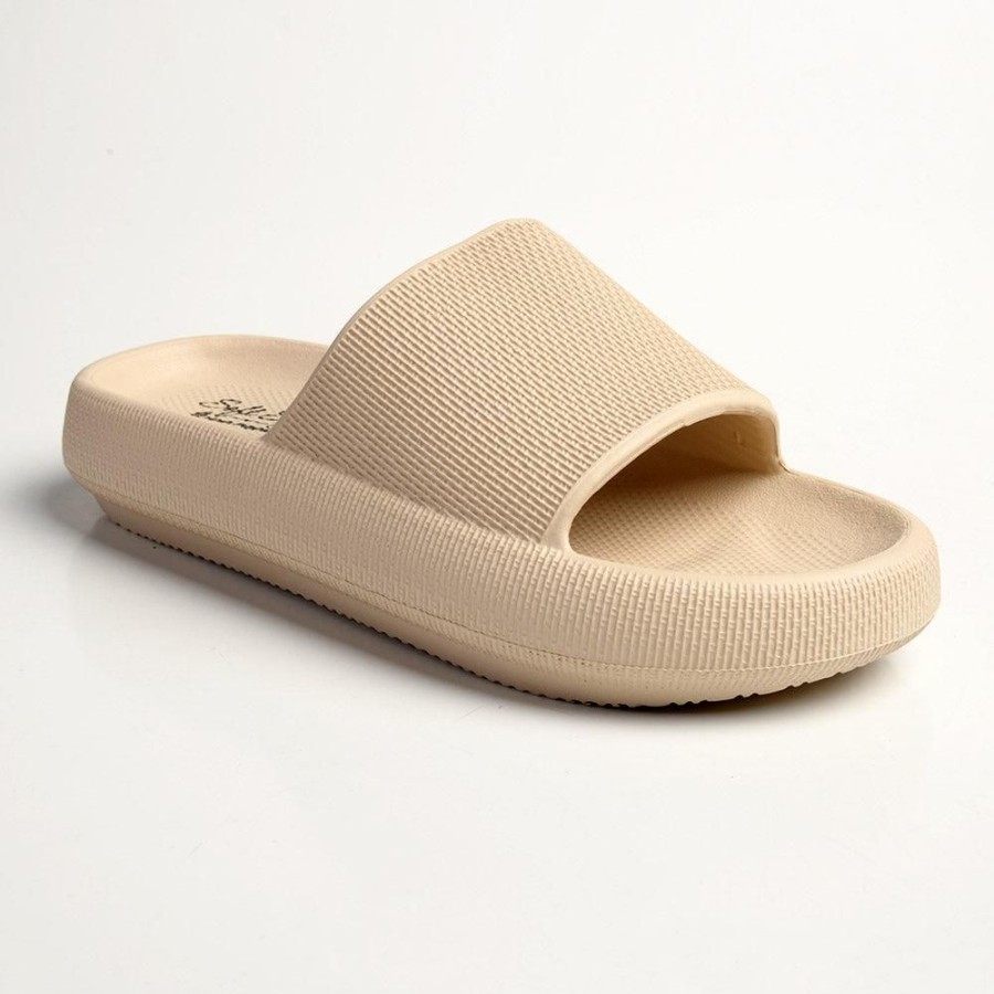 Slippers & Flats Soft Style by Hush Puppy | Soft Style By Hush Puppies Devi Push In Sandal Ivory