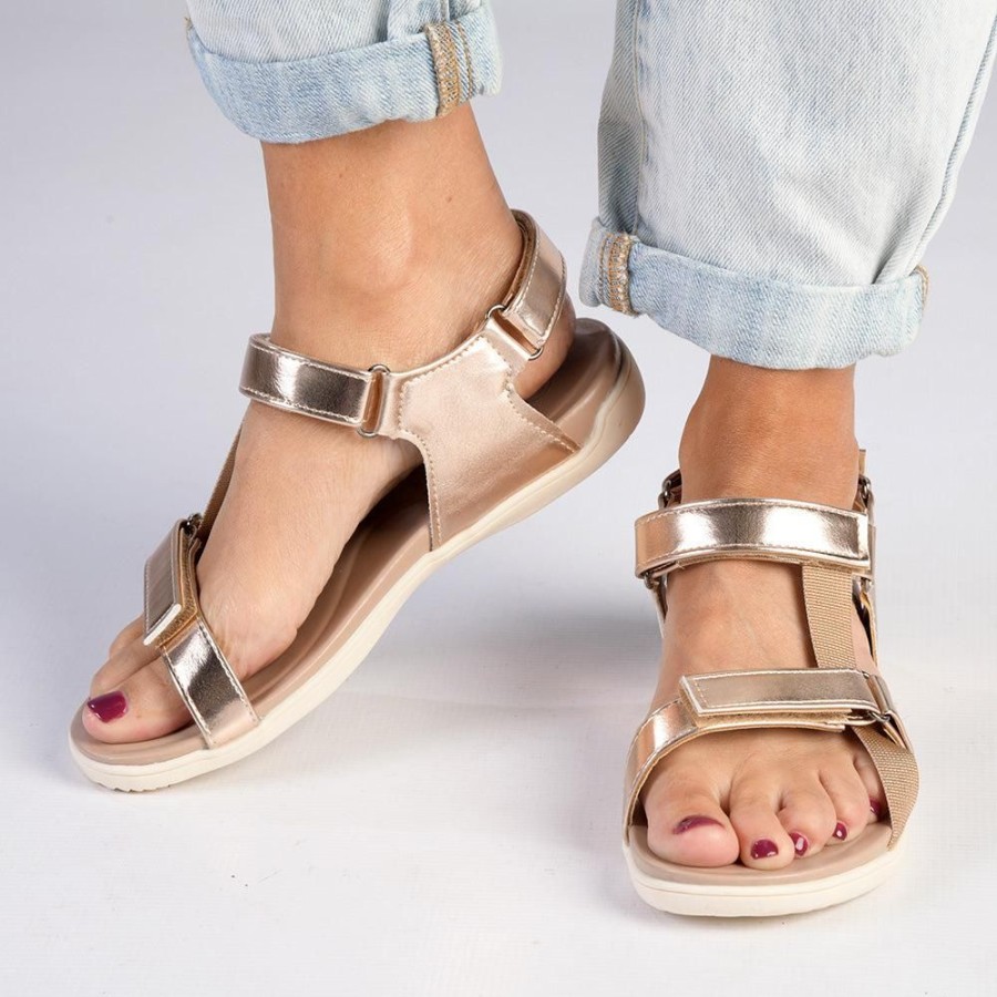 Sandals Soft Style by Hush Puppy | Soft Style By Hush Puppies Delena Comfort Sandals Light Gold