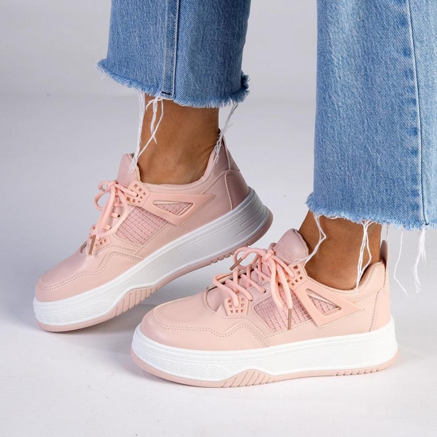 Sneakers Madison Heart of New York | Madison Sally Platform Sneaker Pink