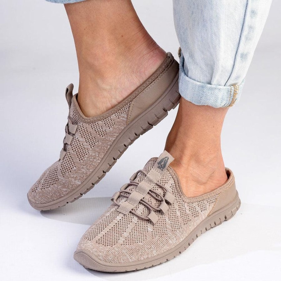 Sneakers Soft Style by Hush Puppy | Soft Style By Hush Puppy Nansi Mule Sneaker Taupe