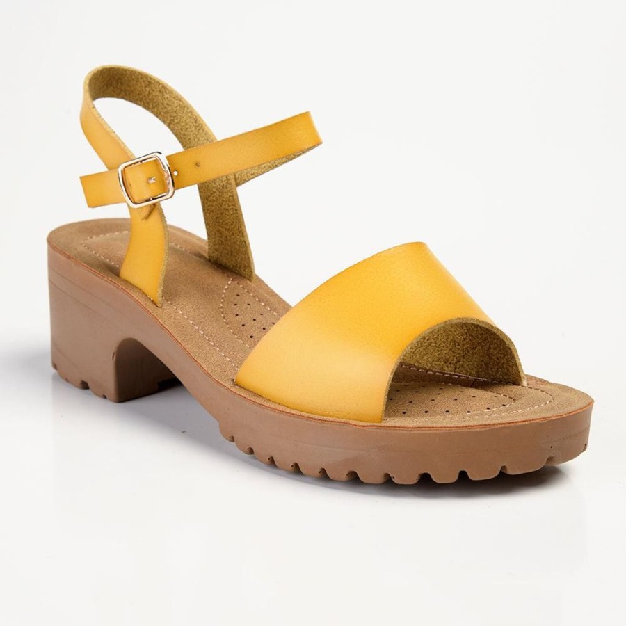 Sandals Franco Rossi | Franco Rossi Cleated Sandal Yellow