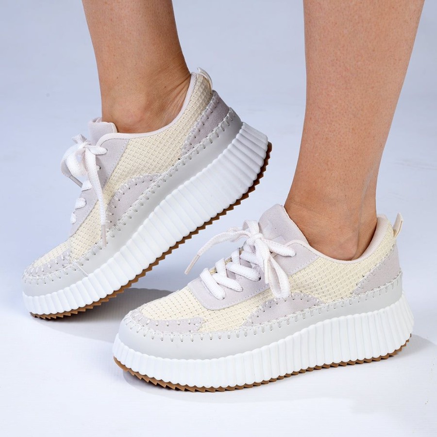 Sneakers Madison Heart of New York | Madison Stitch Multi Color Sneaker Beige