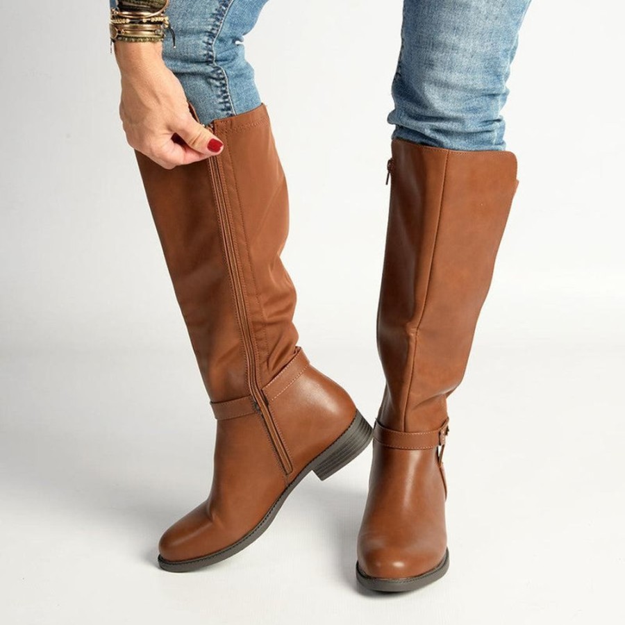 Boots Madison Heart of New York | Madison Verge Rider Boot Tan