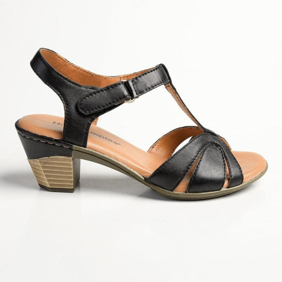 Heels Hush Puppy | Hush Puppy Josefina Block Sandal Black