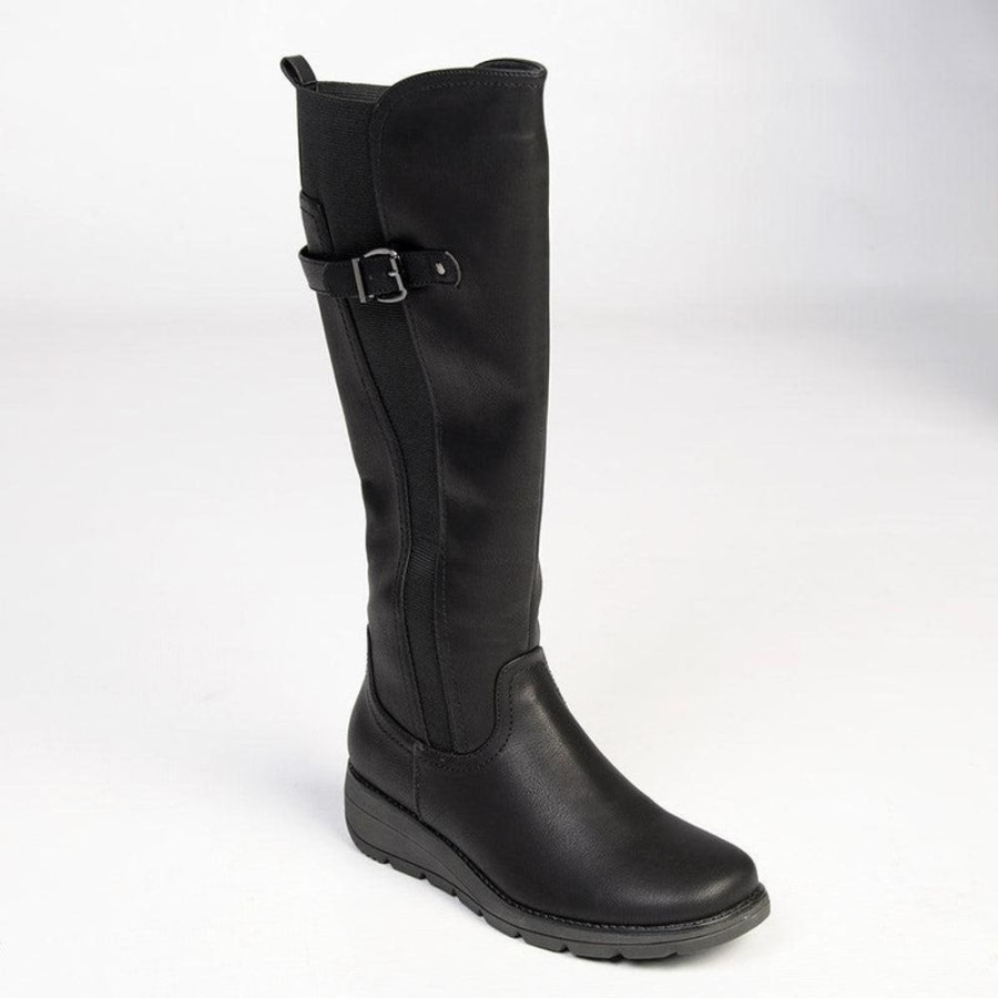 Boots Soft Style by Hush Puppy | Soft Style By Hush Puppy Osvalda Rider Boot Black