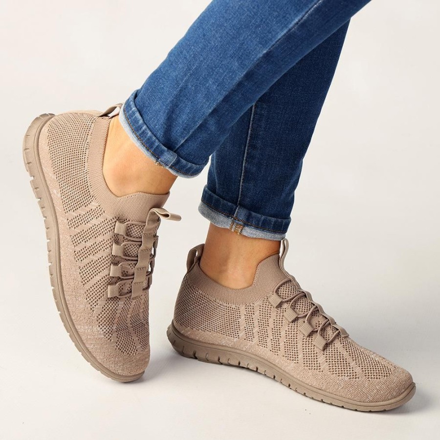 Sneakers Soft Style by Hush Puppy | Soft Style By Hush Puppies Nansia Fashion Sneaker Taupe