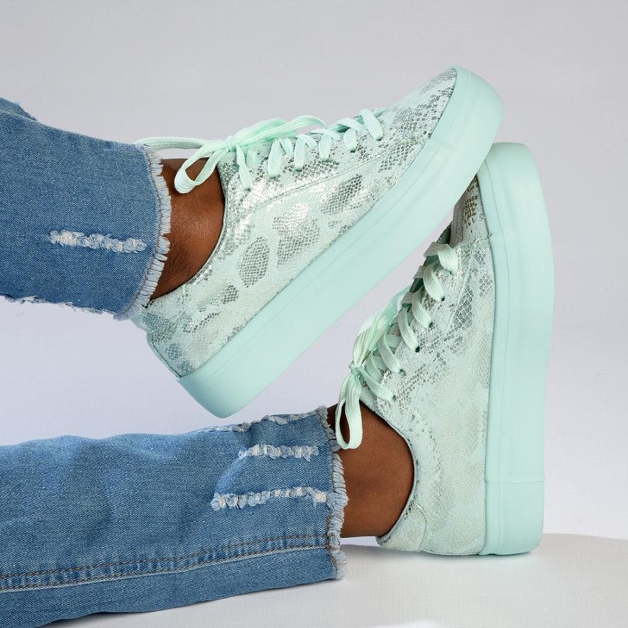 Sneakers Soft Style by Hush Puppy | Soft Style By Hush Puppies Fordan Floral Sneaker Mint