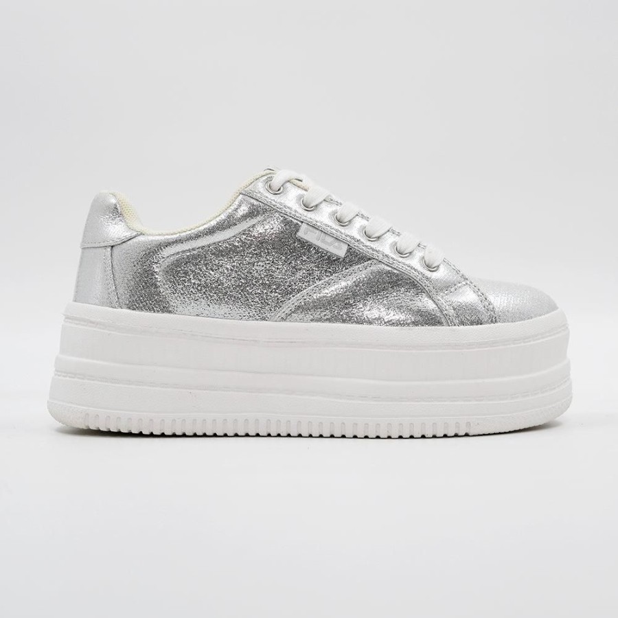 Sneakers FILA | Fila Stavi Platform Sneaker Silver/White