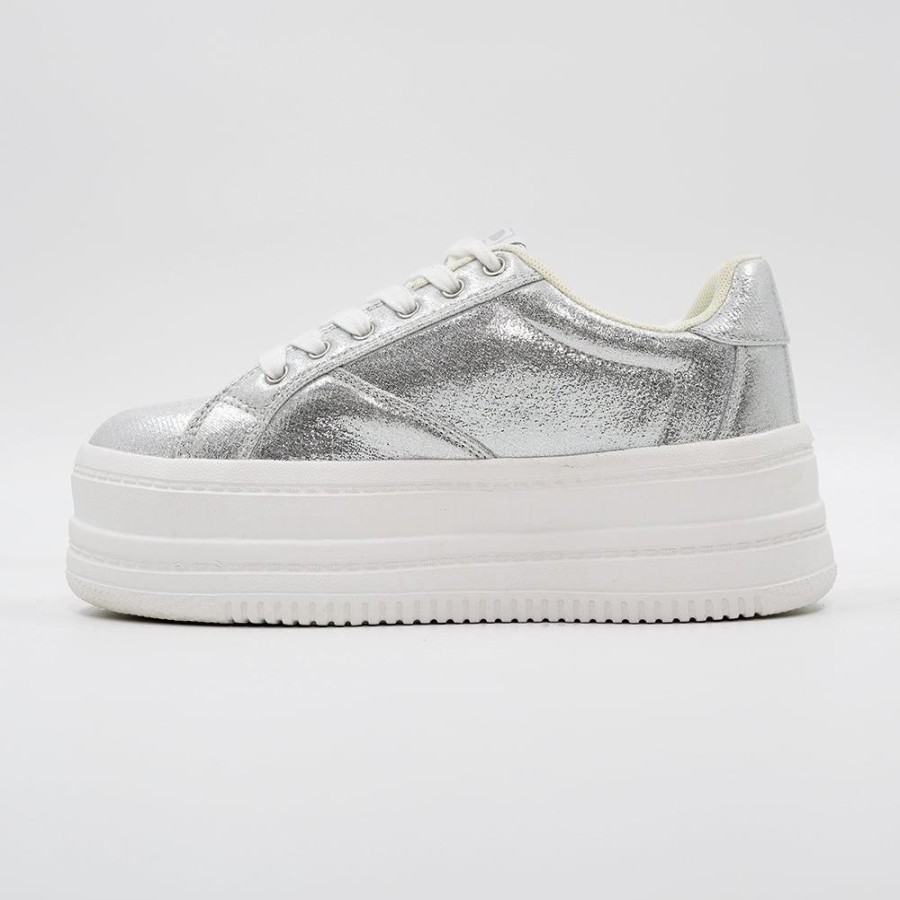 Sneakers FILA | Fila Stavi Platform Sneaker Silver/White