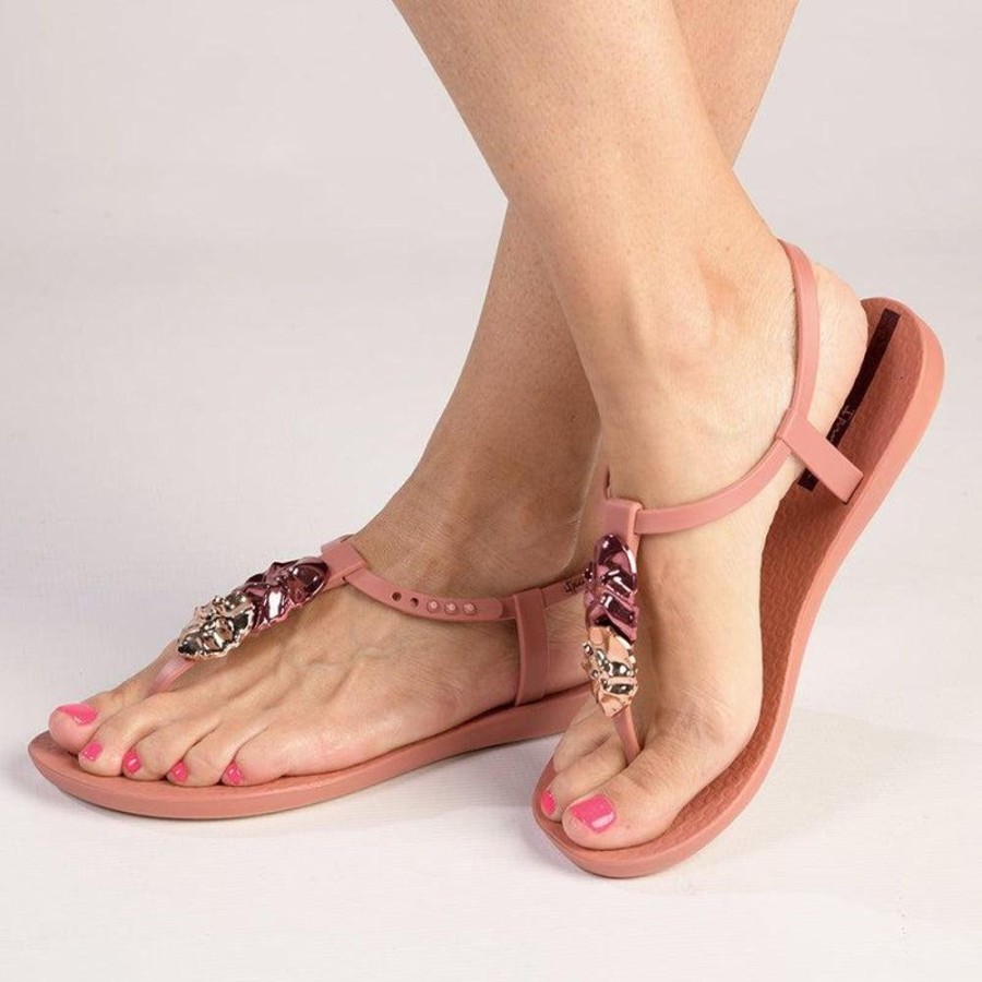 Slippers & Flats Ipanema | Ipanema Abby Glam Thong Sandals Pink