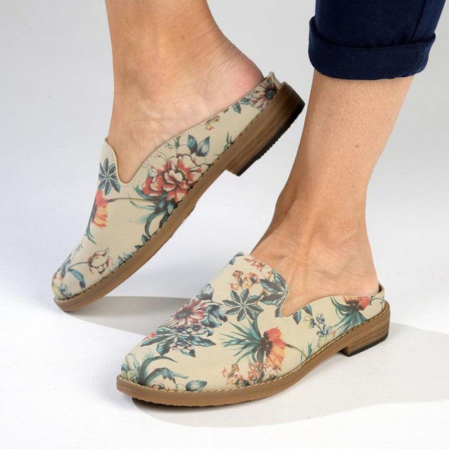 Slippers & Flats Soft Style by Hush Puppy | Soft Style By Hush Puppy Tylie Floral Slip On Natural