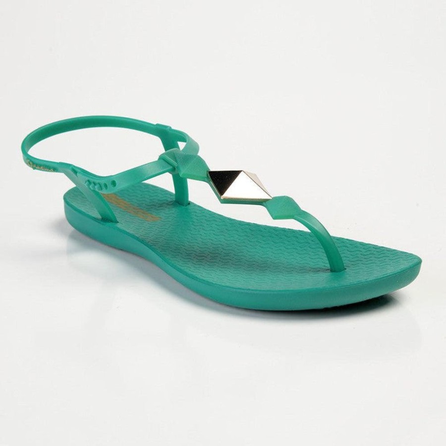 Sandals Ipanema | Ipanema Diamond Glam Thong Sandals Green