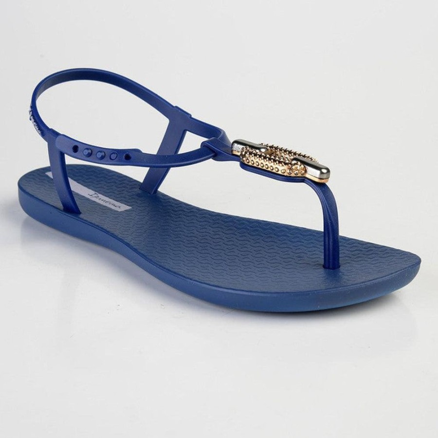 Sandals Ipanema | Ipanema May Chain Link Thong Sandals Blue