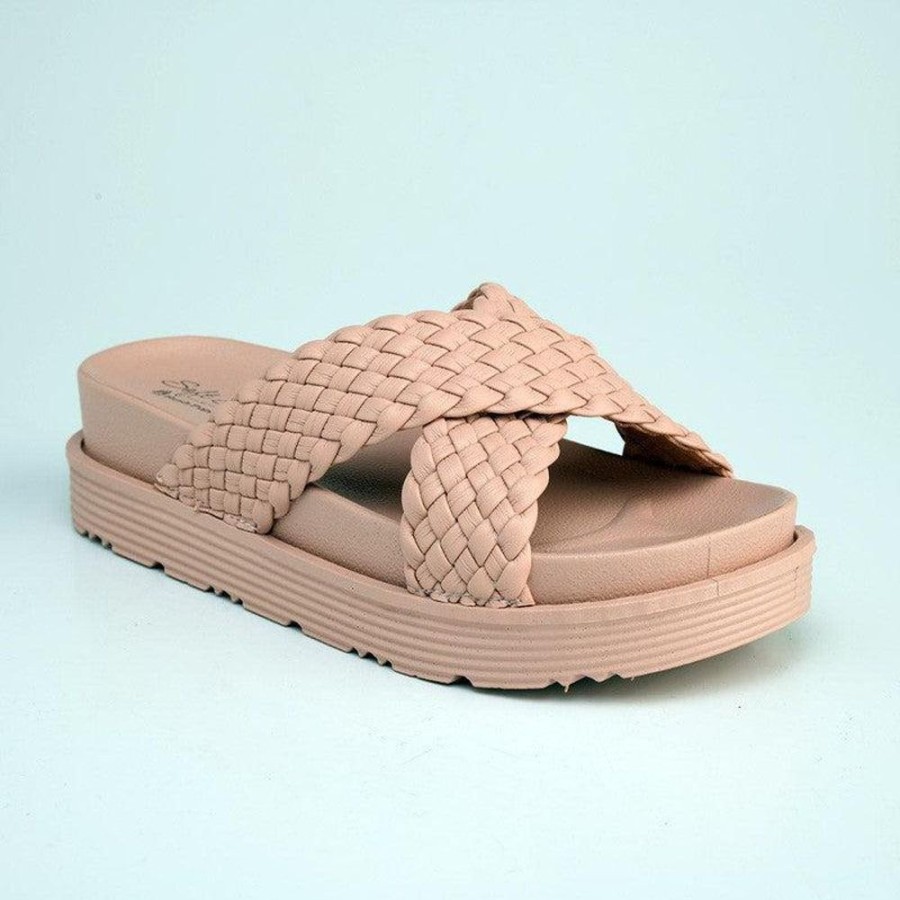 Sandals Soft style by Hush Puppy | Soft Style By Hush Puppy Shanti Weaved Sandals Dusty Pink