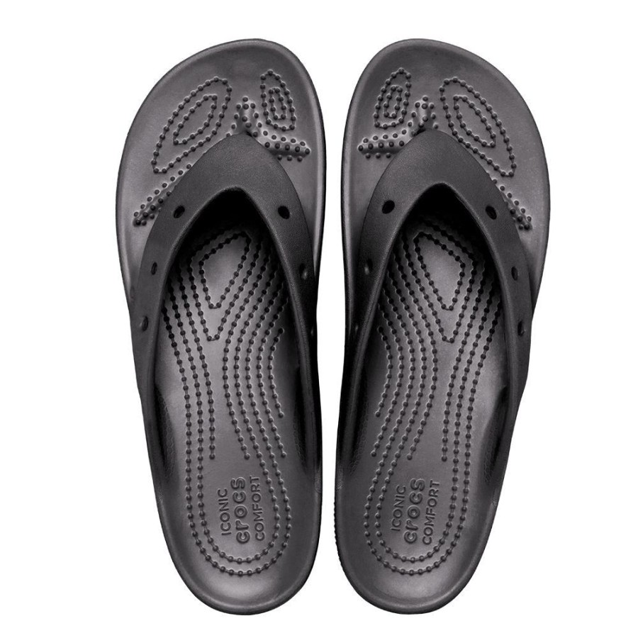 Wedges Crocs | Crocs Classic Thong Slip On Platform Sandal Black