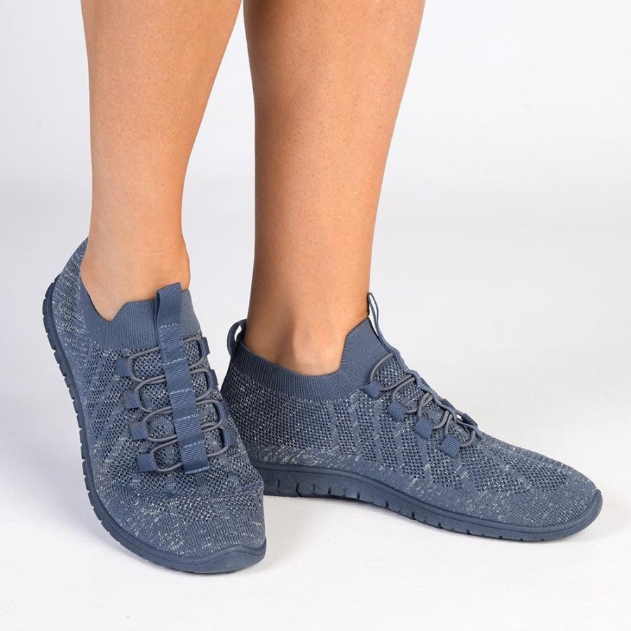 Sneakers Soft Style by Hush Puppy | Soft Style By Hush Puppy Nansia Lurex Sneaker Denim