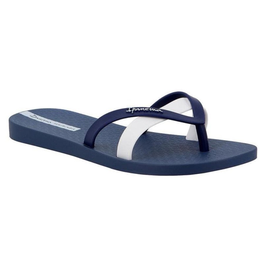 Slippers & Flats Ipanema | Ipanema Wave Thong Sandals Blue/White