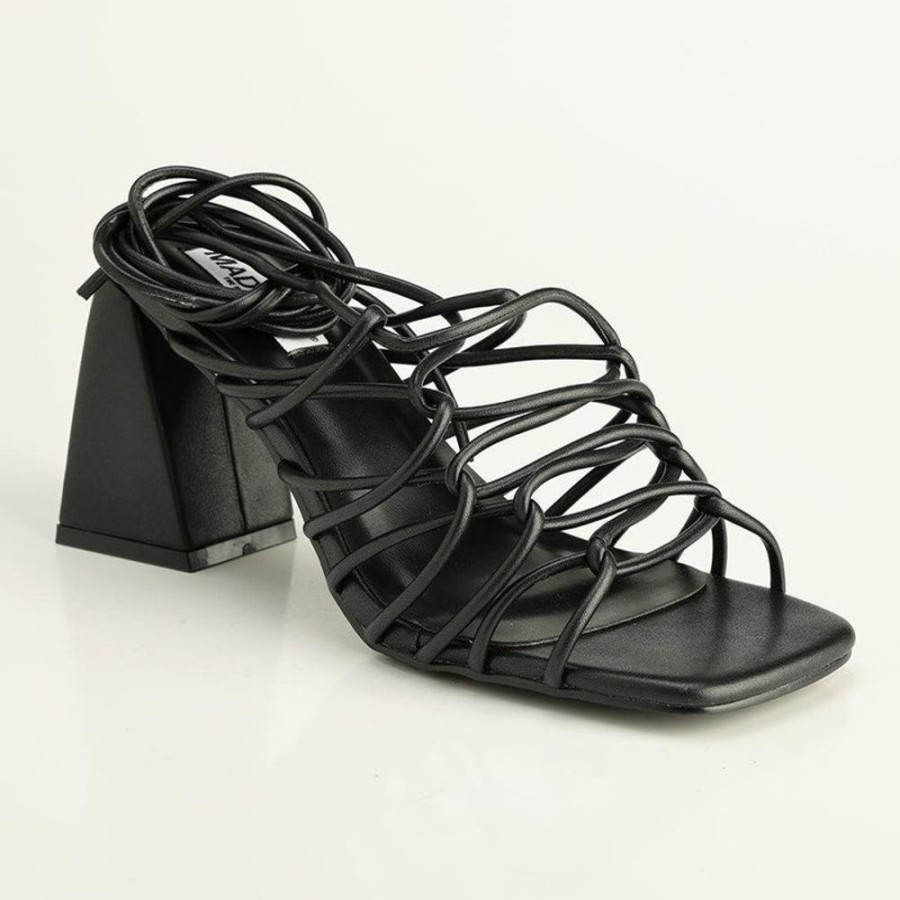 Heels Madison Heart of New York | Madison Abigail Strappyheel Black