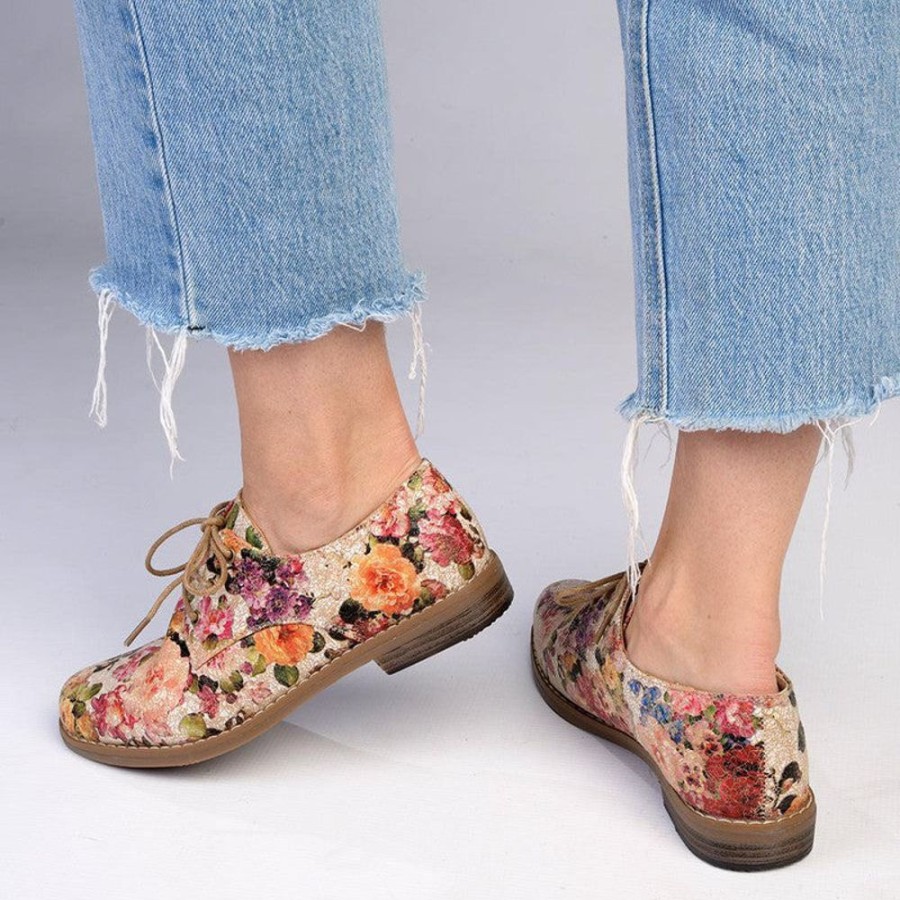 Brogues Soft Style by Hush Puppy | Soft Style By Hush Puppy Tyler Crackle Floral Taupe